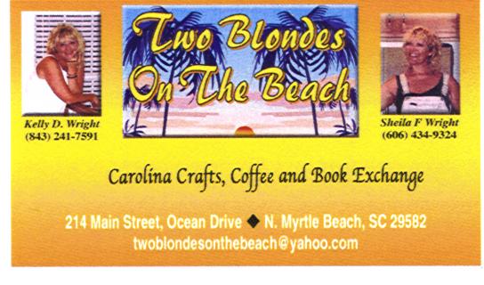 Two Blondes at the Beach, Ocean Drive, North Myrtle Beach, SC