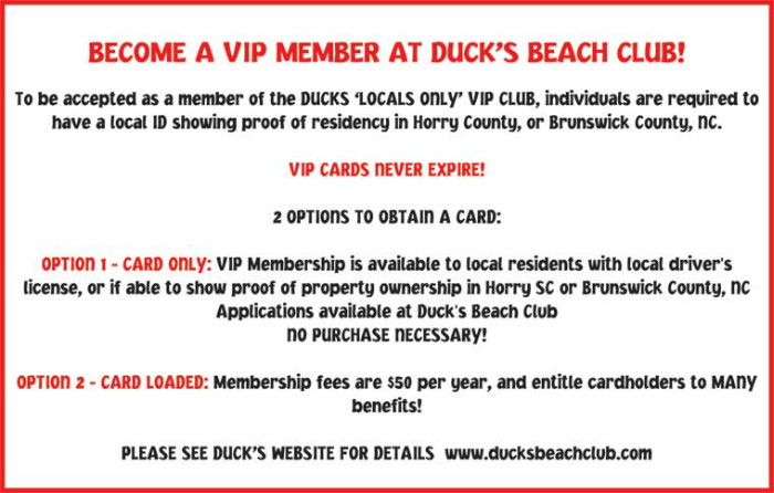 [Duck's Beach Club VIP]